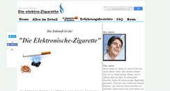 Desktop Screenshot of neue-elektronische-zigarette.de